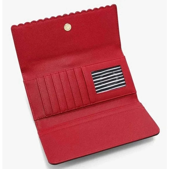 Loungefly Disney The Nightmare Before Christmas Striped Wreath Wallet - Picture 3 of 4